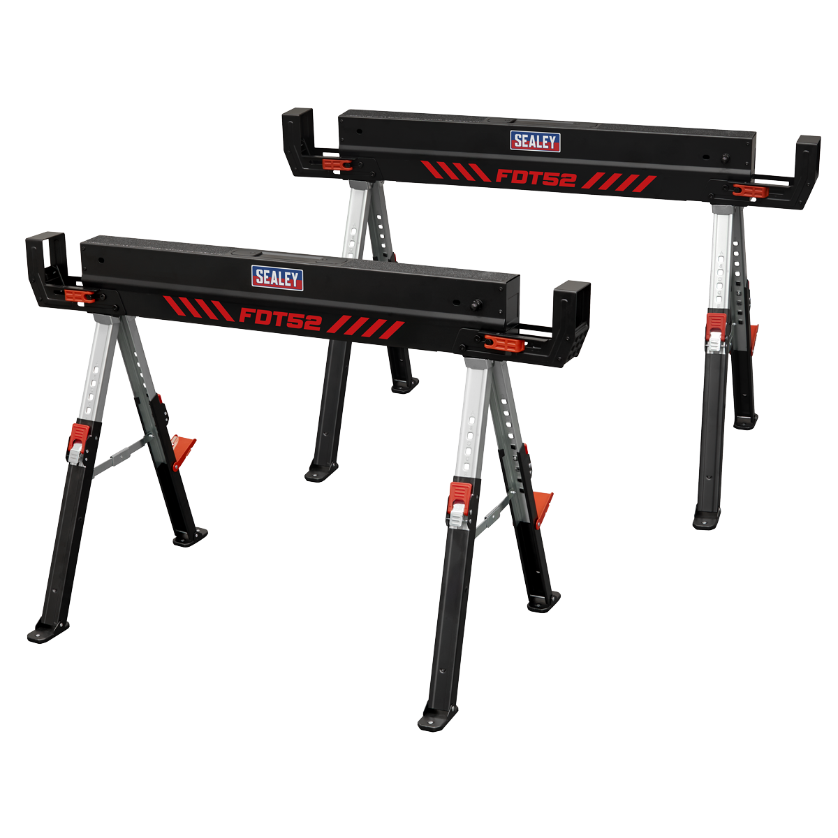Adjustable Sawhorse Set 2pc FDT52