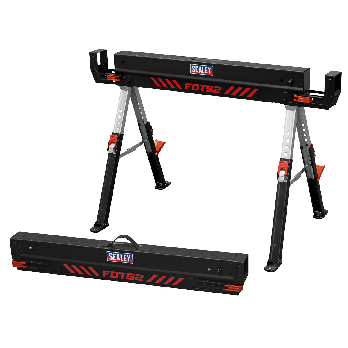 Adjustable Sawhorse Set 2pc FDT52