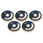 115mm Felt Flap Disc 22mm Bore - Pack of 5 FFD5
