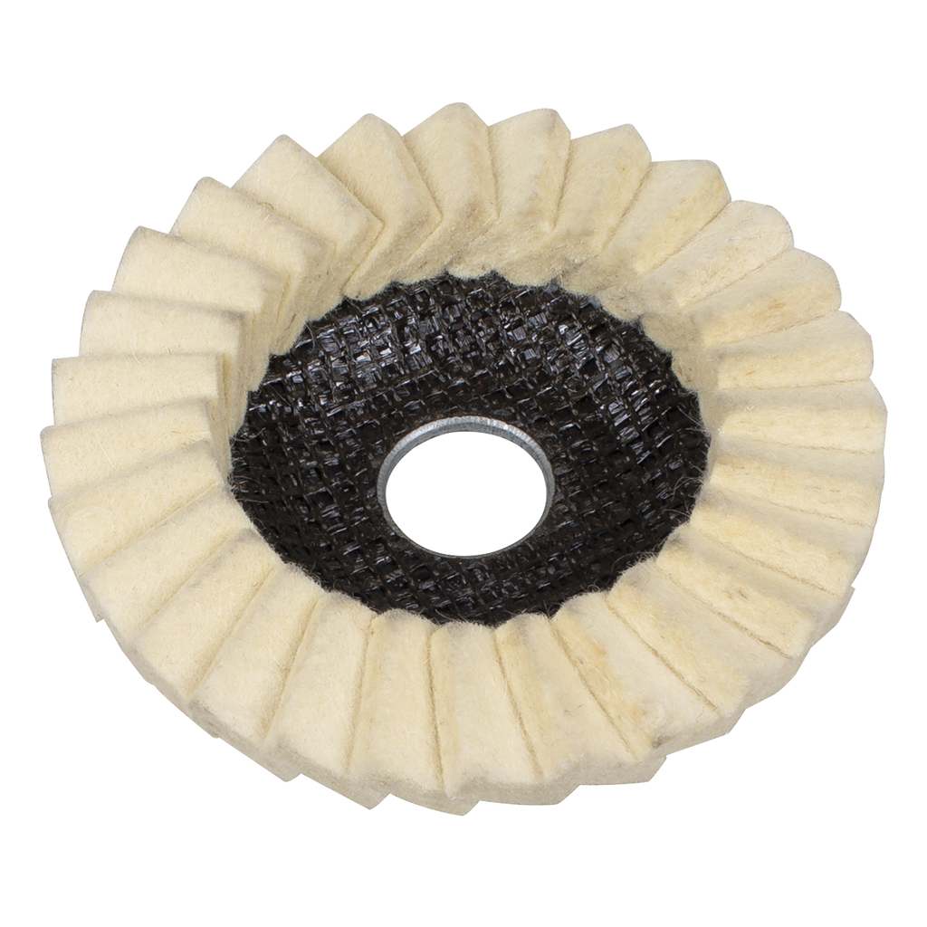 115mm Felt Flap Disc 22mm Bore - Pack of 5 FFD5