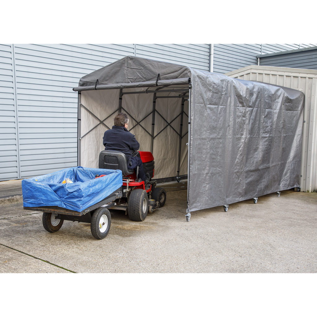 Extending Steel Garage Extension 2.5 x 4.5 x 2.5m FGE01