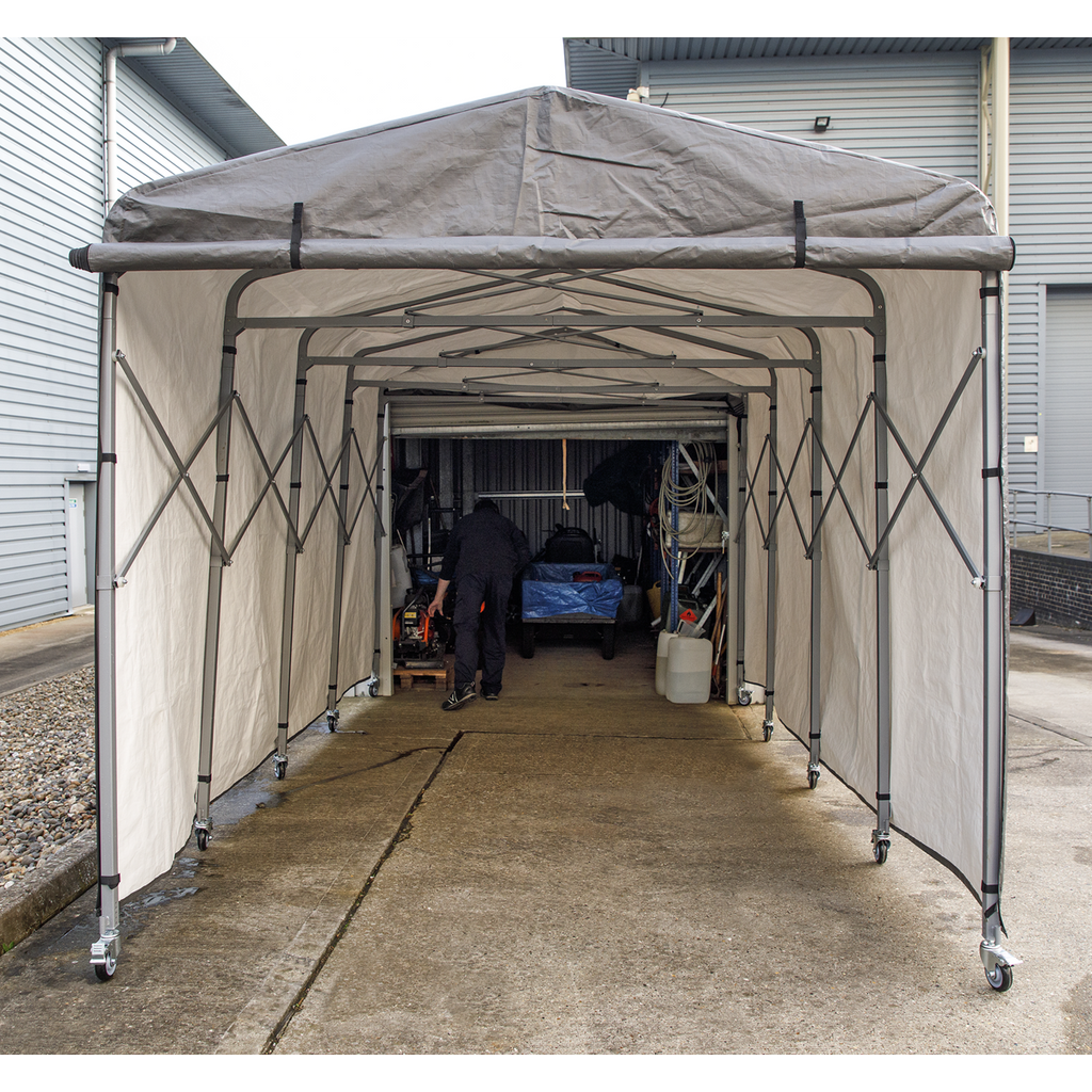 Extending Steel Garage Extension 2.5 x 4.5 x 2.5m FGE01