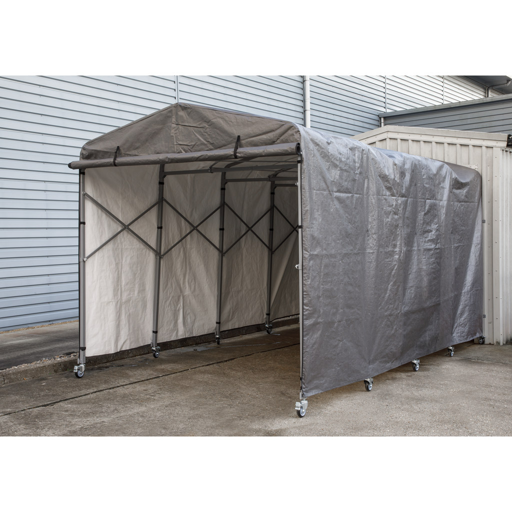 Extending Steel Garage Extension 2.5 x 4.5 x 2.5m FGE01