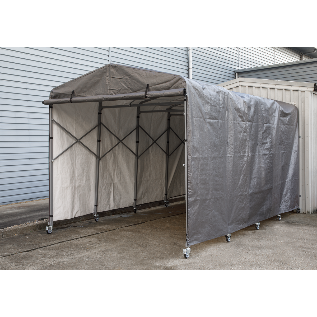 Extending Steel Garage Extension 2.5 x 4.5 x 2.5m FGE01