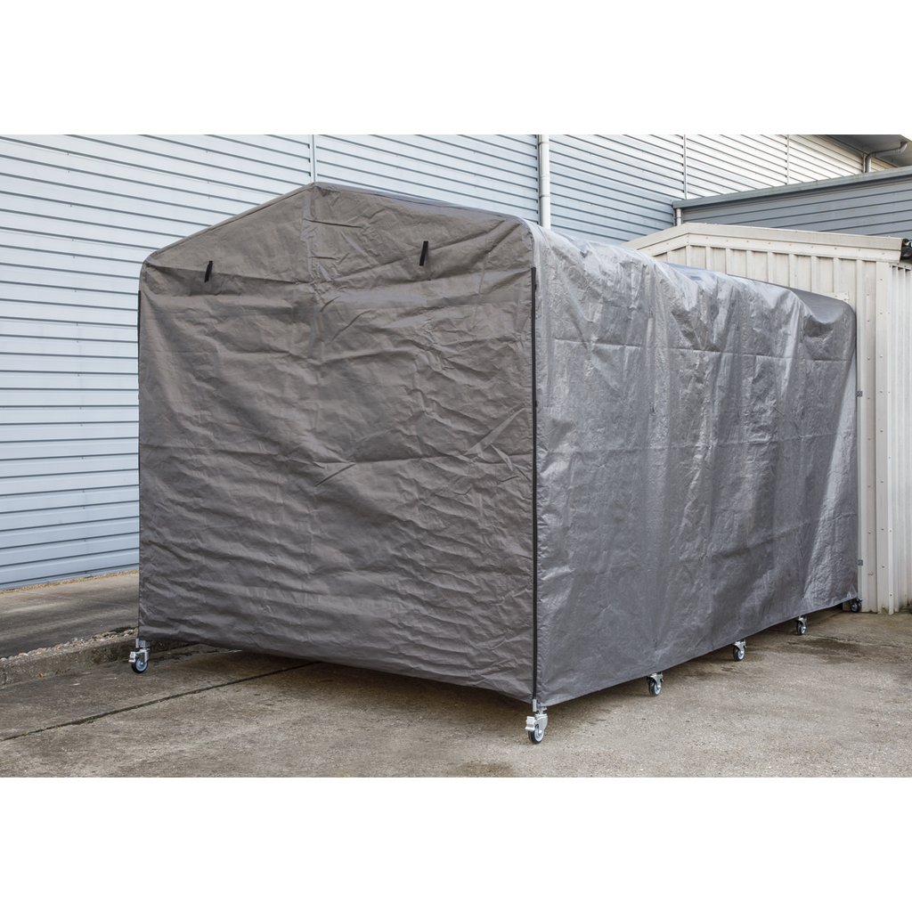 Extending Steel Garage Extension 2.5 x 4.5 x 2.5m FGE01