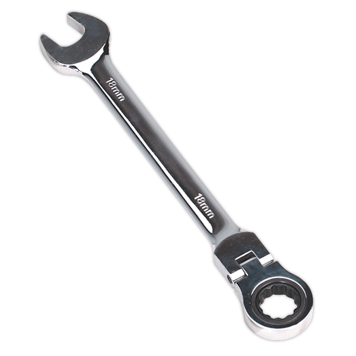 Flexi-Head Ratchet Combination Spanner 18mm FHRCW18