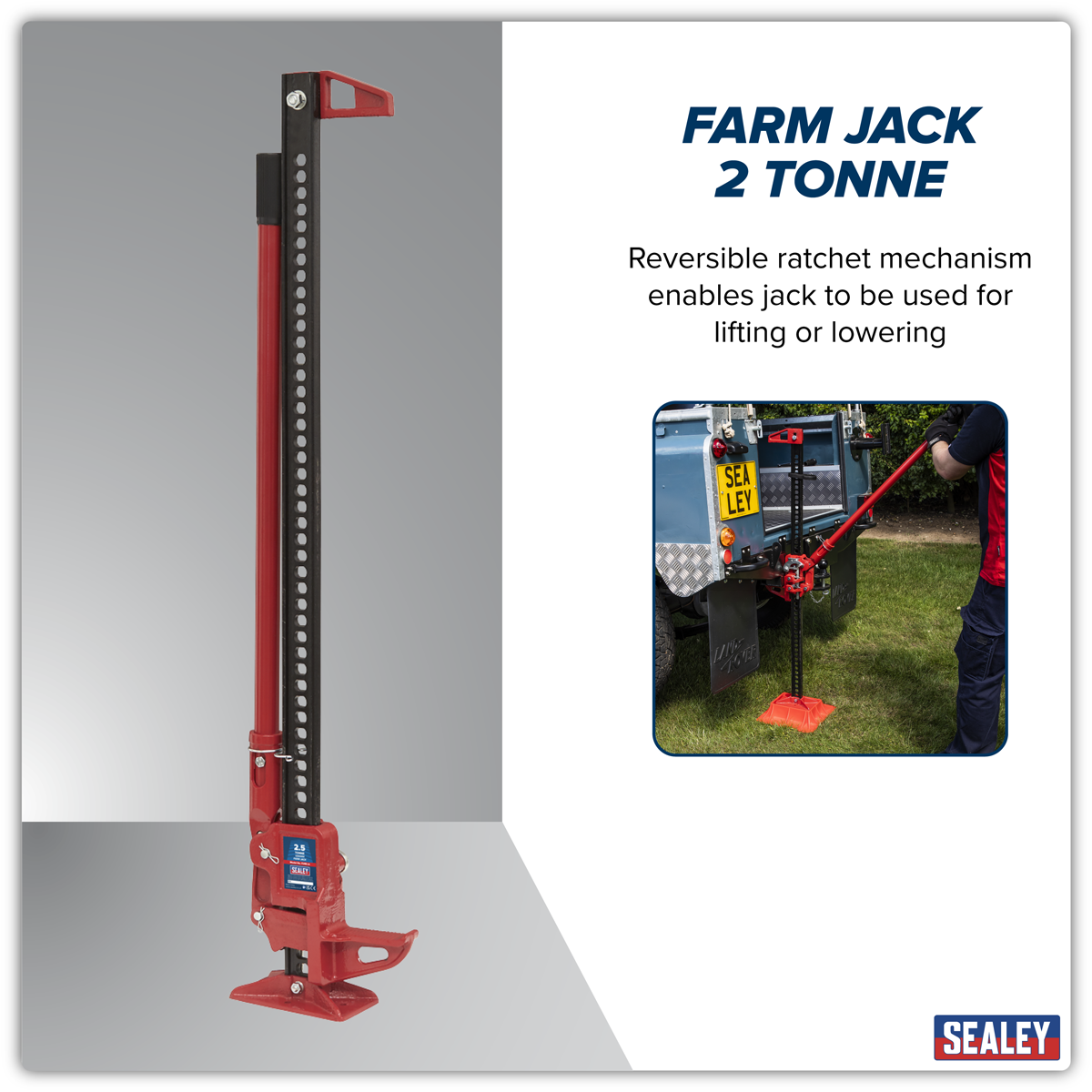 Farm Jack 1200mm 2 Tonne Capacity FJ48