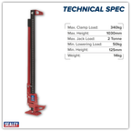 Farm Jack 1200mm 2 Tonne Capacity FJ48