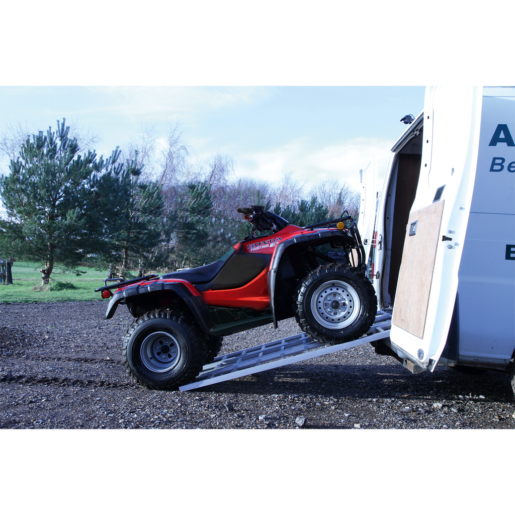 Motorcycle/Trike/ATV & Mini Tractor Ramp Wide Tri-Fold 680kg Capacity FLR680T