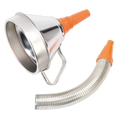 Metal Flexible Spout Funnel with Filter 160mm FM16F