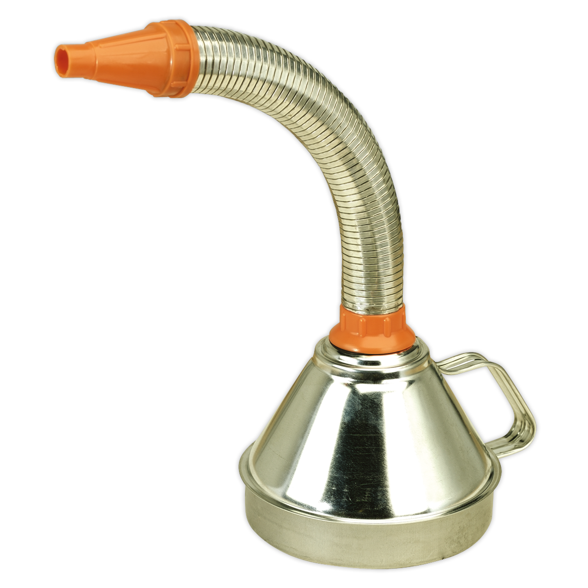 Metal Flexible Spout Funnel with Filter 160mm FM16F