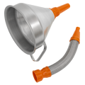 Metal Flexible Spout Funnel with Filter 200mm FM20F