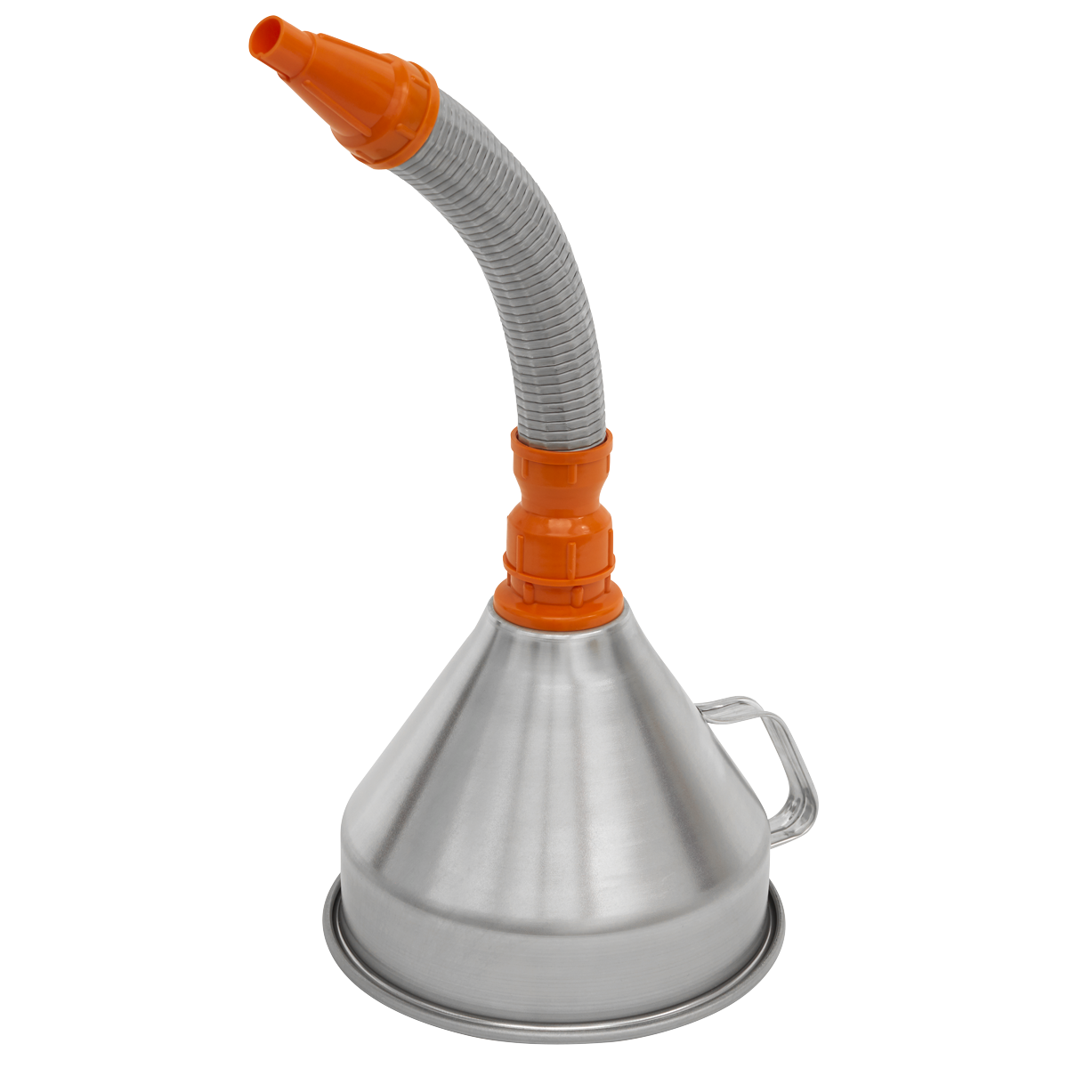 Metal Flexible Spout Funnel with Filter 200mm FM20F