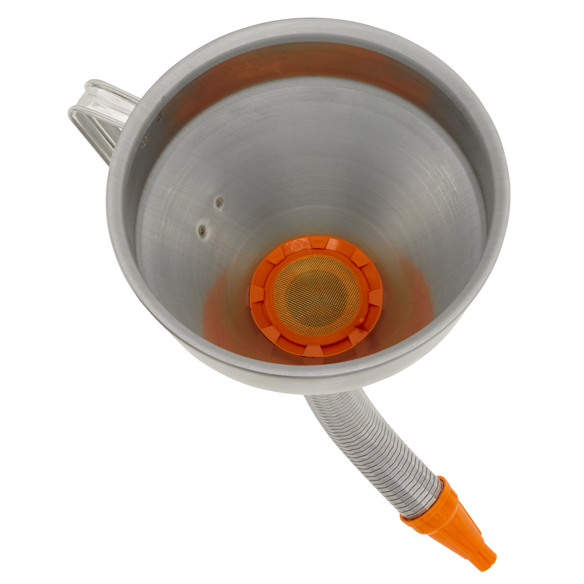 Metal Flexible Spout Funnel with Filter 200mm FM20F