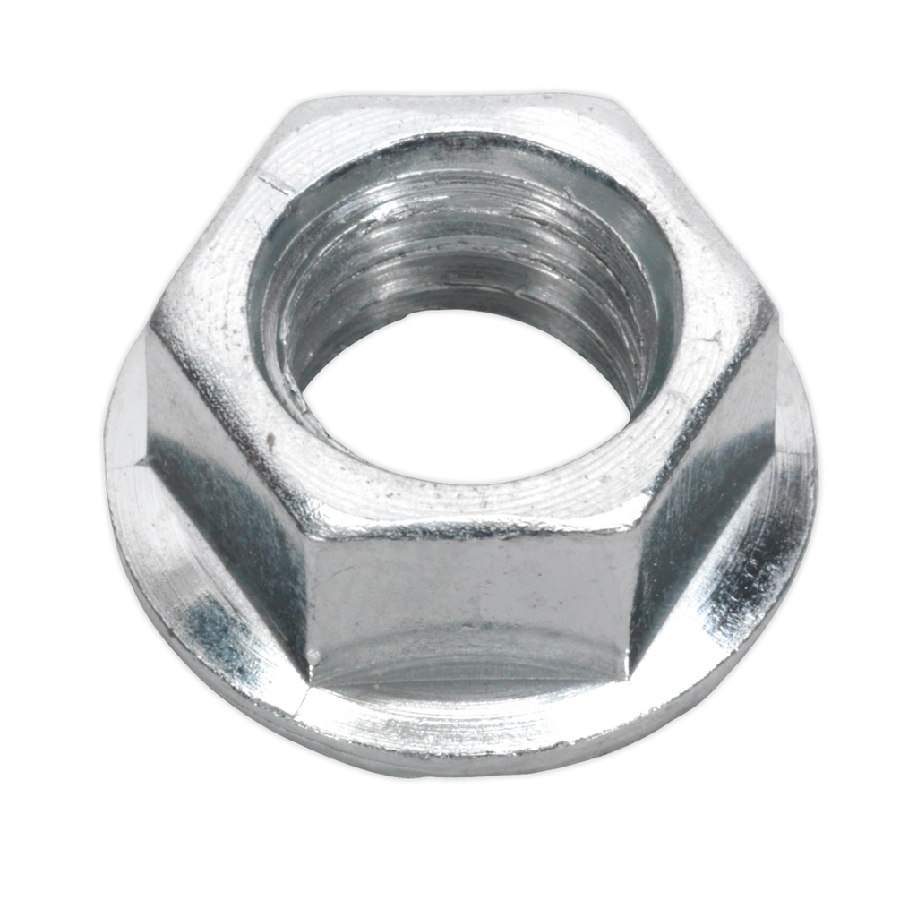Zinc Plated Serrated Flange Nut M10 - Pack of 100 FN10