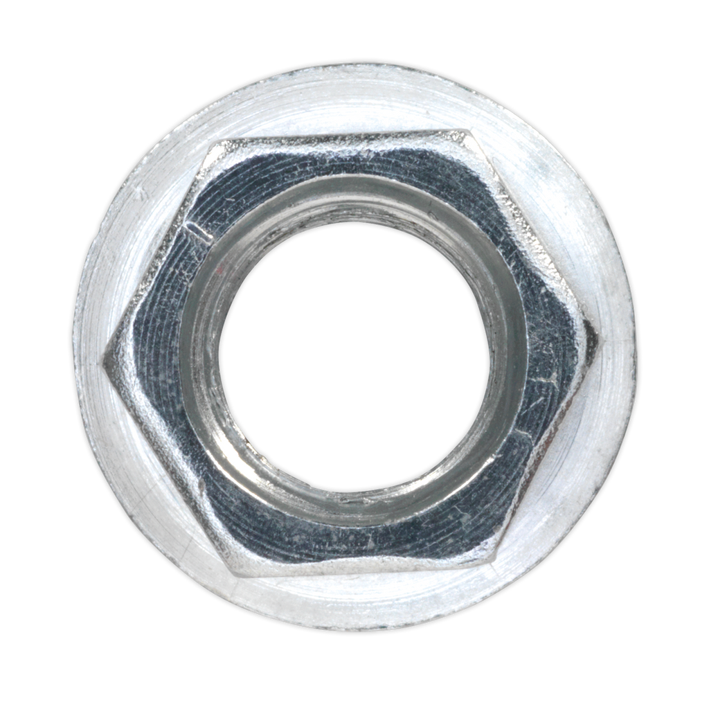 Zinc Plated Serrated Flange Nut M10 - Pack of 100 FN10