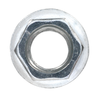 Zinc Plated Serrated Flange Nut M10 - Pack of 100 FN10