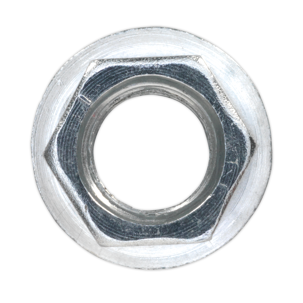 Zinc Plated Serrated Flange Nut M10 - Pack of 100 FN10