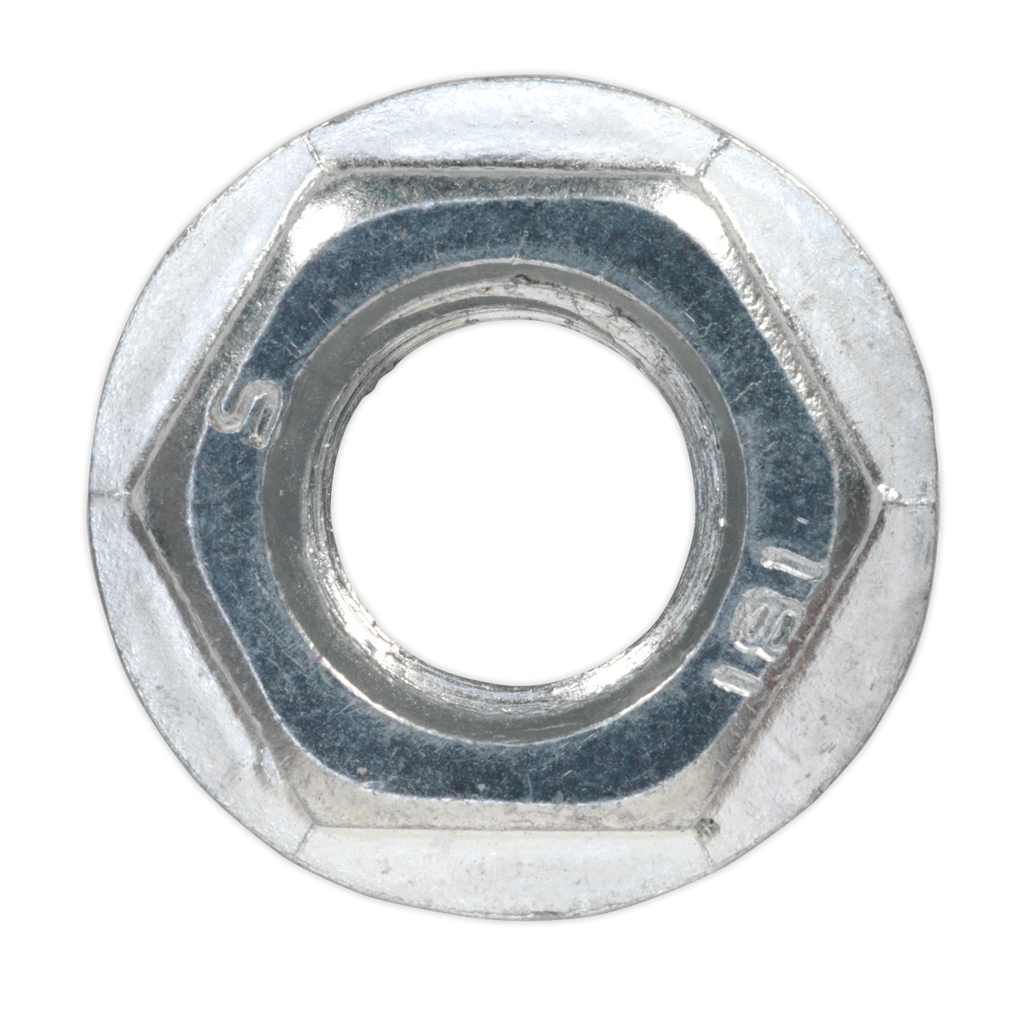 Zinc Plated Serrated Flange Nut M12 - Pack of 50 FN12