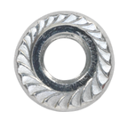 Zinc Plated Serrated Flange Nut M5 - Pack of 100 FN5