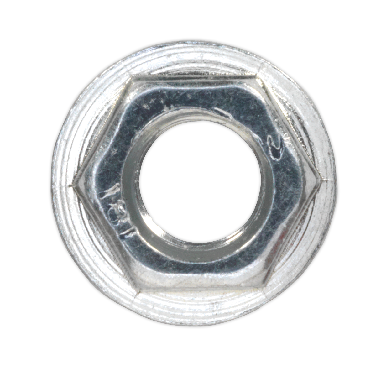 Zinc Plated Serrated Flange Nut M5 - Pack of 100 FN5