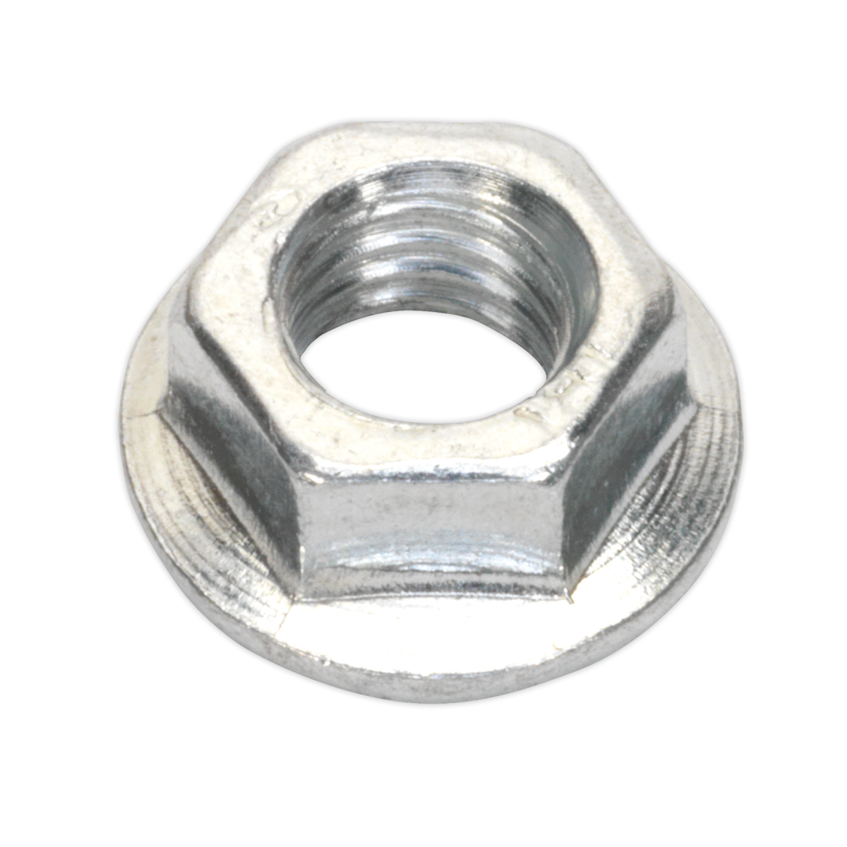 Zinc Plated Serrated Flange Nut M5 - Pack of 100 FN5
