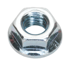 Zinc Plated Serrated Flange Nut M6 - Pack of 100 FN6