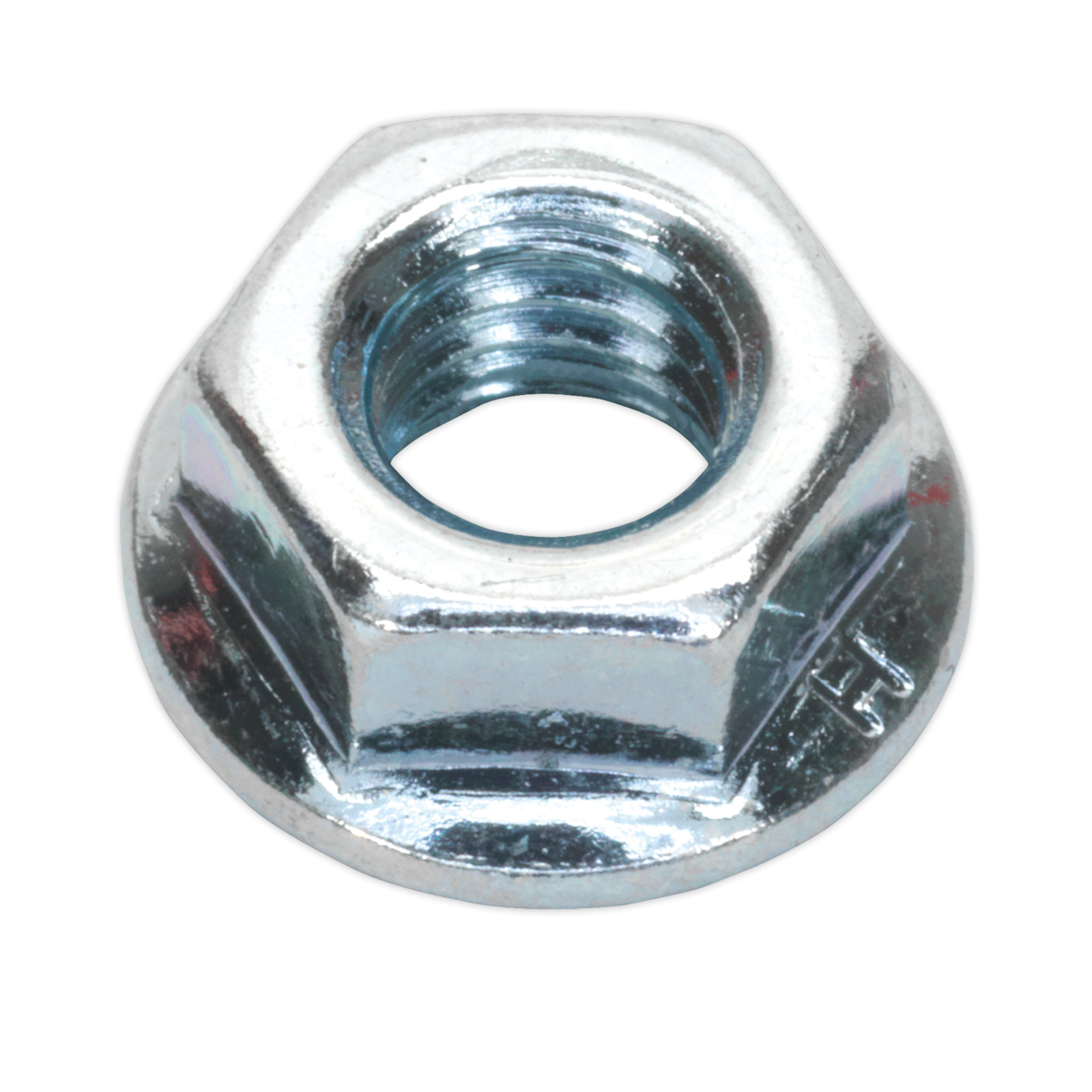 Zinc Plated Serrated Flange Nut M8 - Pack of 100 FN8