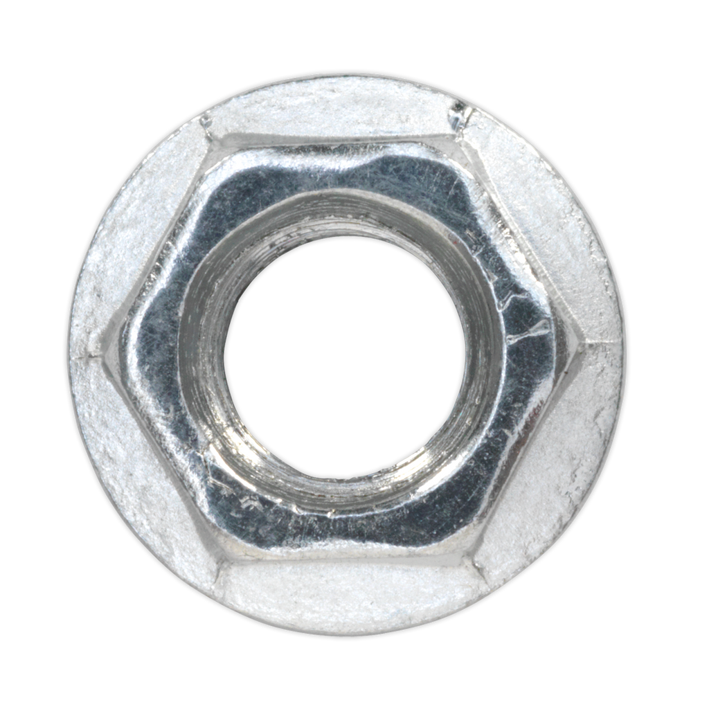 Zinc Plated Serrated Flange Nut M8 - Pack of 100 FN8