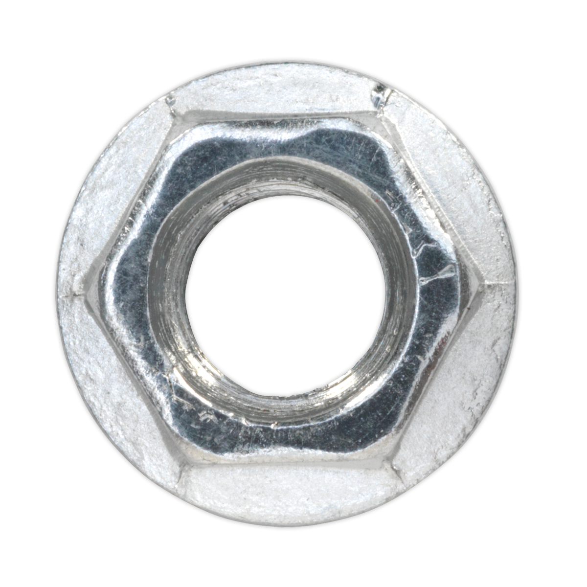 Zinc Plated Serrated Flange Nut M8 - Pack of 100 FN8