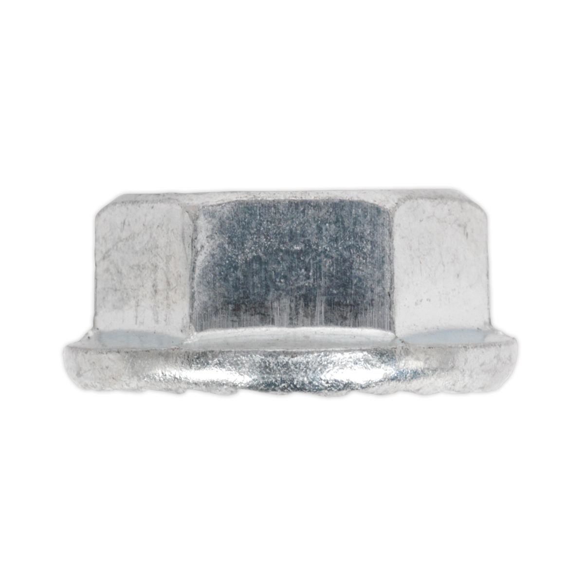 Zinc Plated Serrated Flange Nut M6 - Pack of 100 FN6