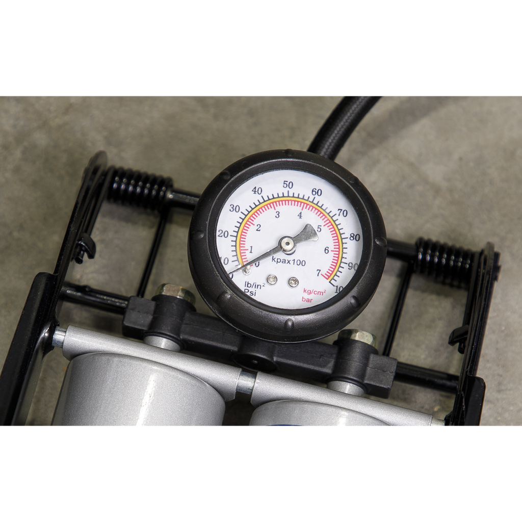 Twin Barrel Foot Pump FP4