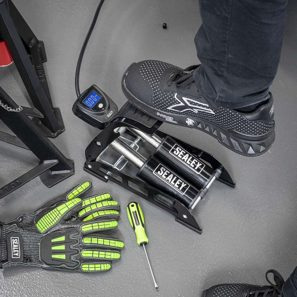 Twin Barrel Digital Foot Pump FP9D