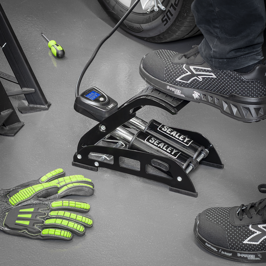 Twin Barrel Digital Foot Pump FP9D