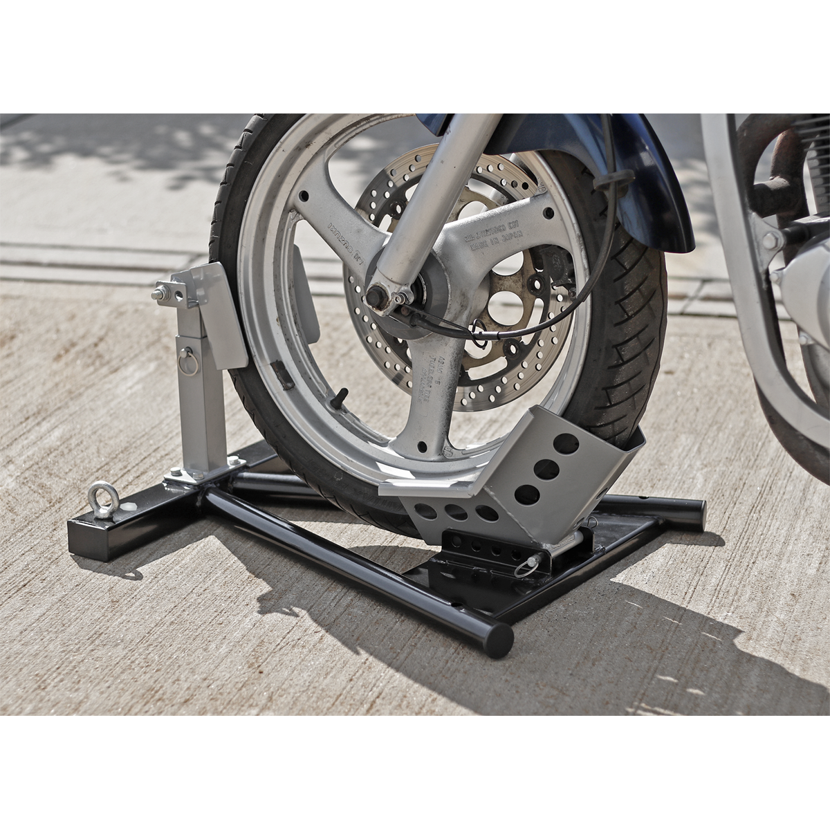 Heavy-Duty Motorcycle Front Wheel Chock FPS7