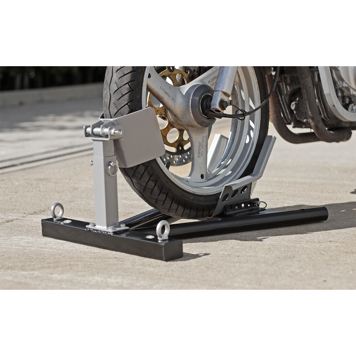 Heavy-Duty Motorcycle Front Wheel Chock FPS7