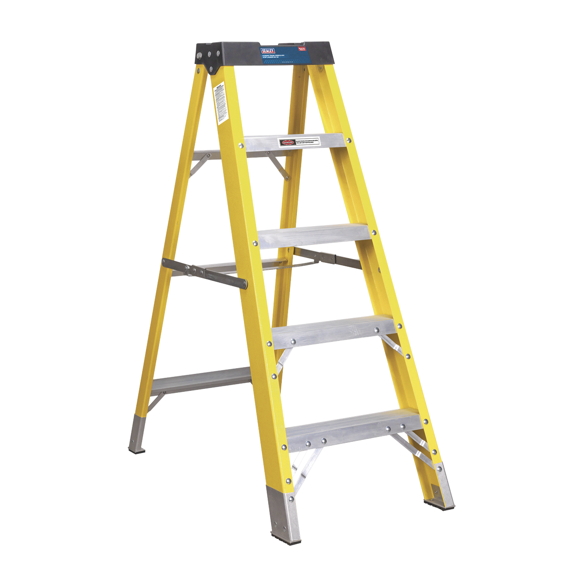 Fibreglass Step Ladder 4-Tread - EN 131 FSL5