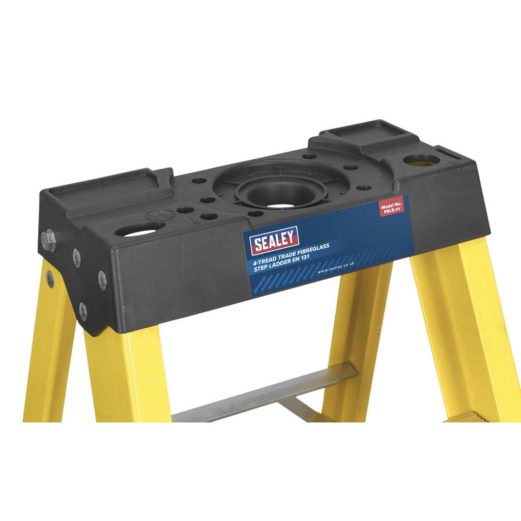 Fibreglass Step Ladder 4-Tread - EN 131 FSL5