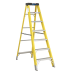 Fibreglass Step Ladder 6-Tread - EN 131 FSL7