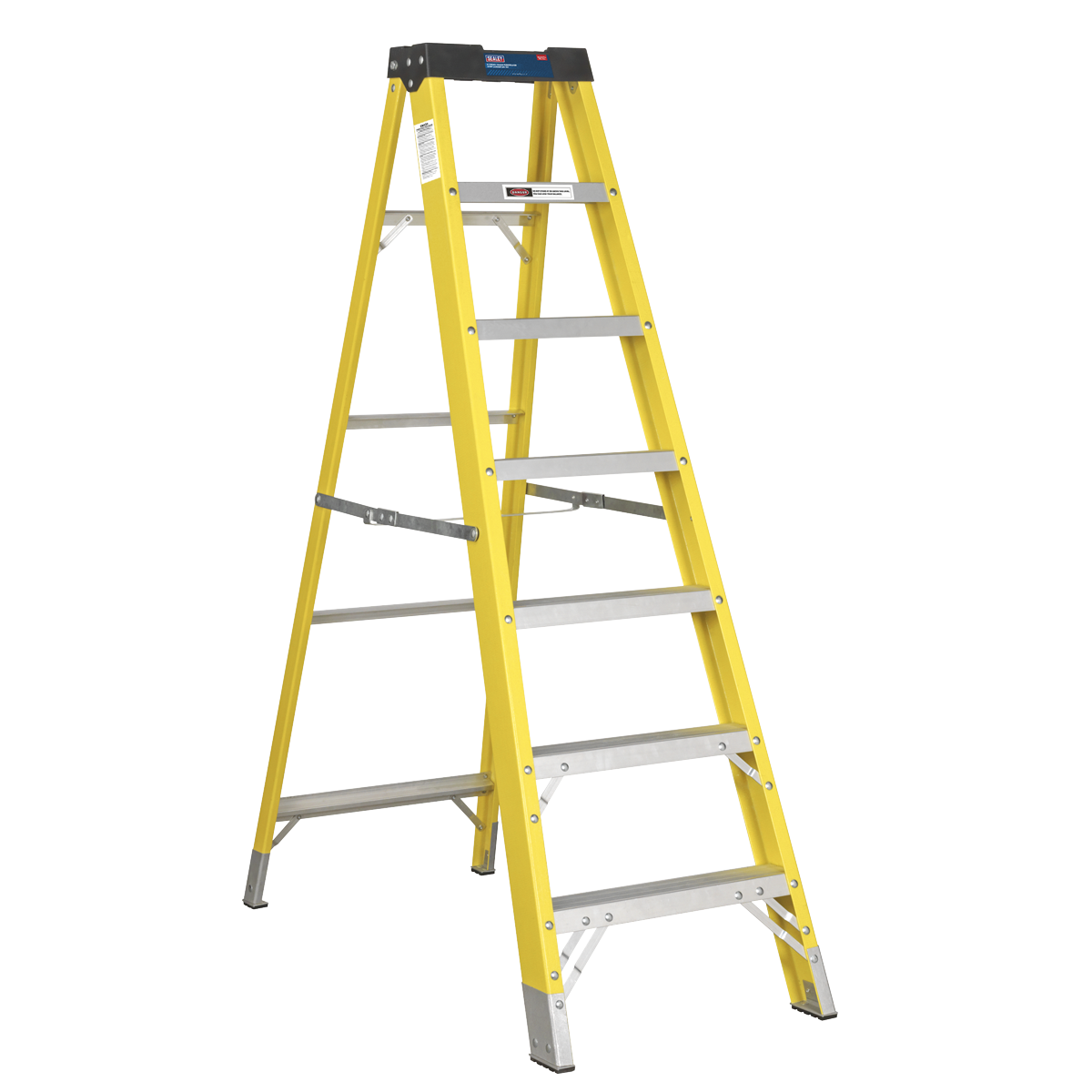 Fibreglass Step Ladder 6-Tread - EN 131 FSL7