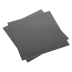 Vinyl Floor Tile with Peel & Stick Backing Silver Coin Pack of 16 FT2S