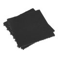 Polypropylene Floor Tile 400 x 400mm, Black Treadplate - Pack of 9 FT3B
