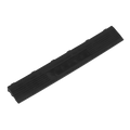 Polypropylene Floor Tile Edge 400 x 60mm, Black Female - Pack of 6 FT3EBF