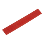 Polypropylene Floor Tile Edge 400 x 60mm, Red Male - Pack of 6 FT3ERM