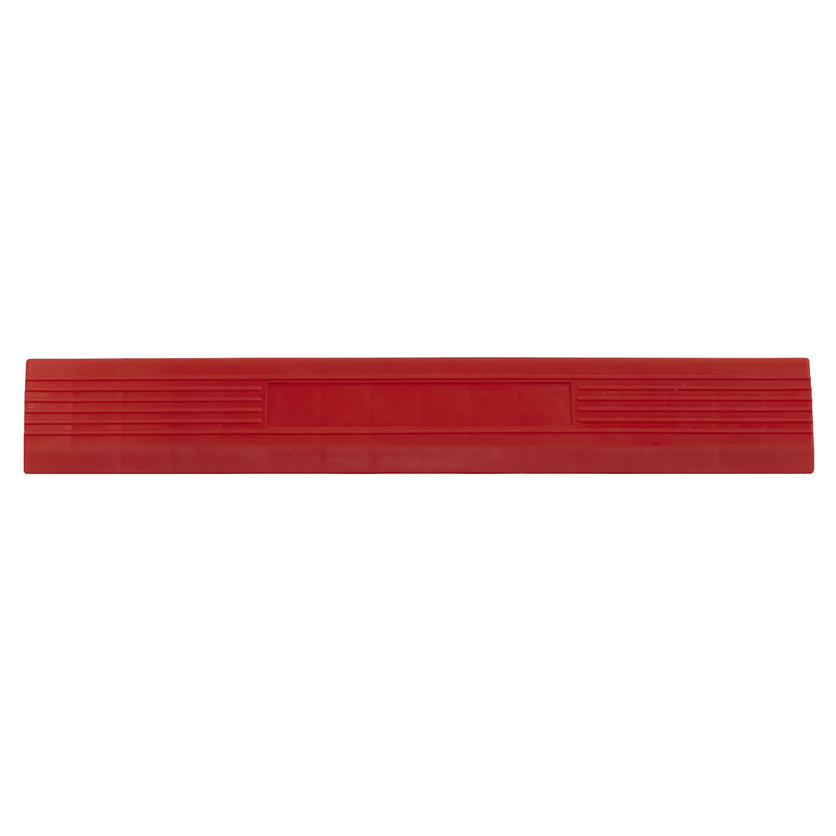 Polypropylene Floor Tile Edge 400 x 60mm, Red Male - Pack of 6 FT3ERM