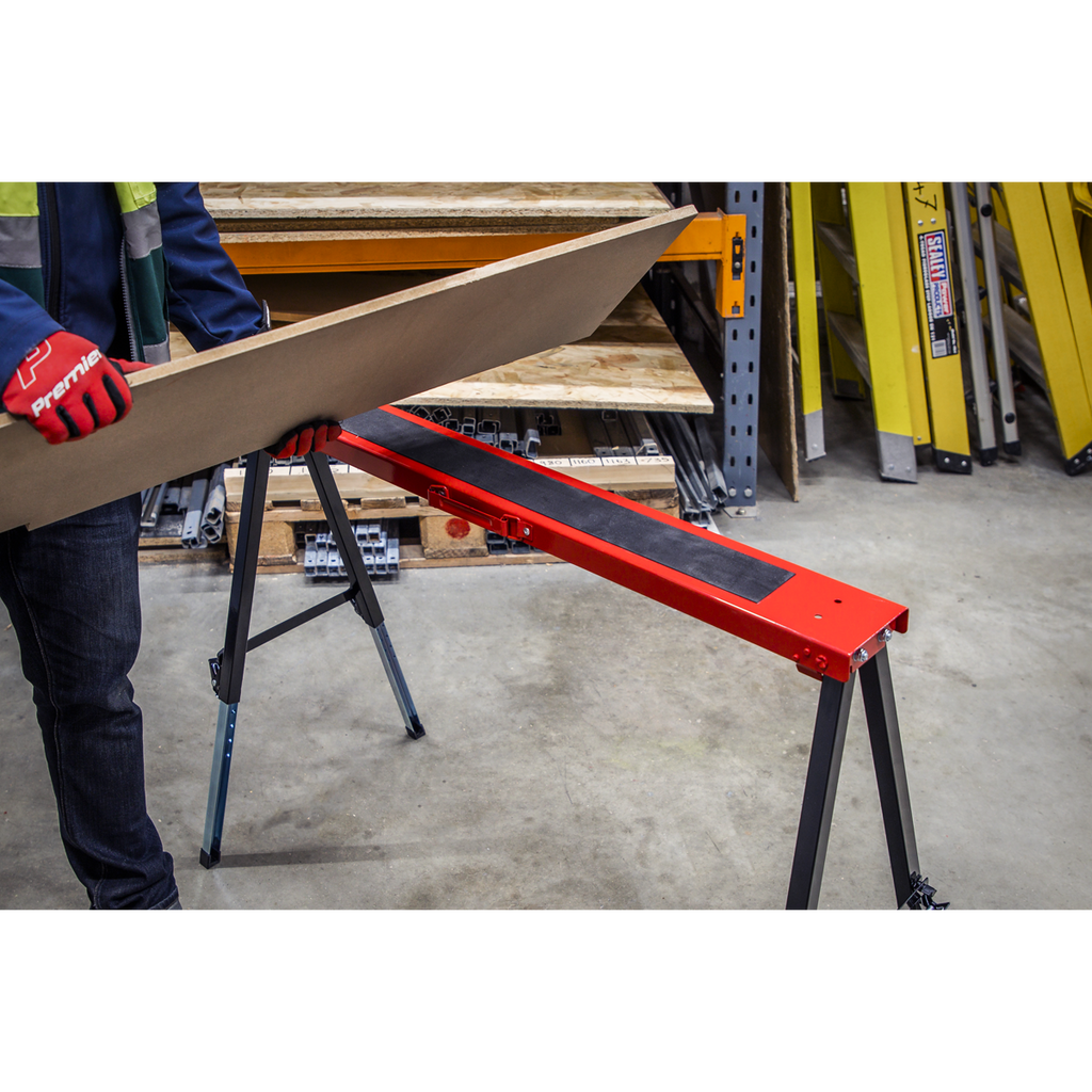 Fold Down Trestle with Adjustable Legs - Pair FTAL12