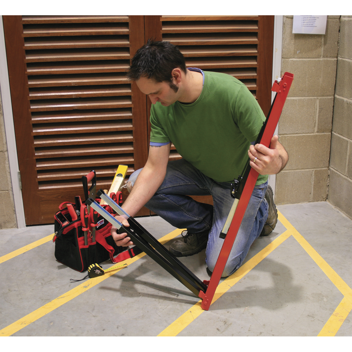 Fold Down Trestle with Adjustable Legs 150kg Capacity FTAL1