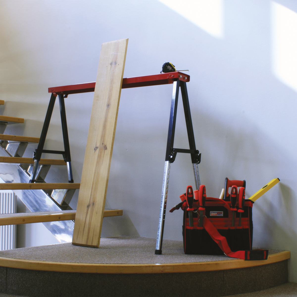 Fold Down Trestle with Adjustable Legs 150kg Capacity FTAL1