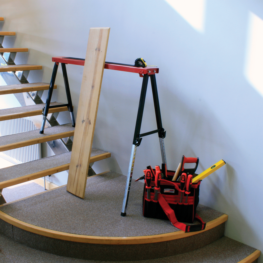 Fold Down Trestle with Adjustable Legs 150kg Capacity FTAL1