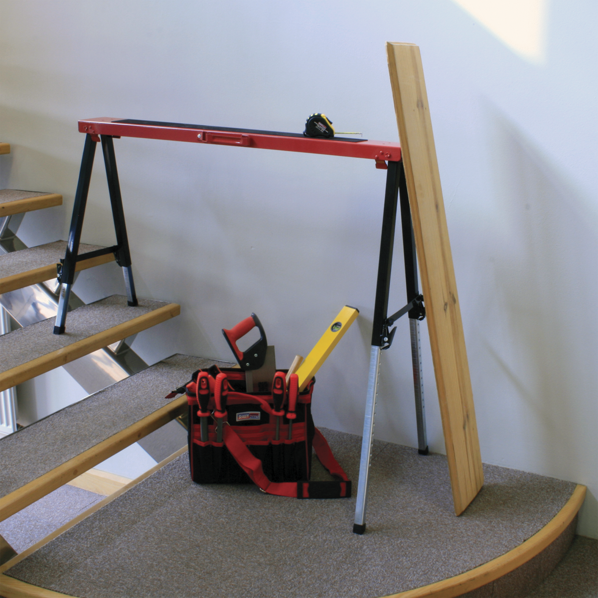 Fold Down Trestle with Adjustable Legs - Pair FTAL12